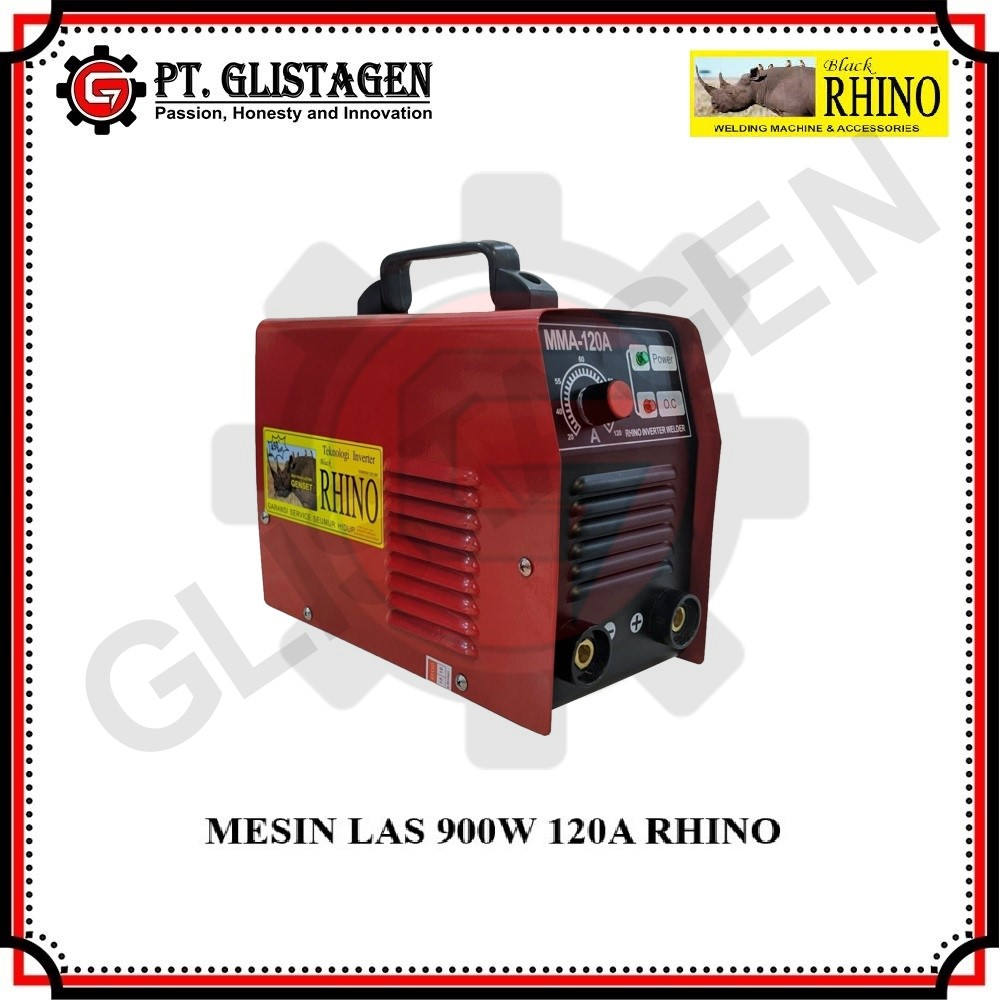 RHINO 120A 900w Red Mesin Las Travo Las Trafo Las Listrik Inverter Rhino 120A 900 watt