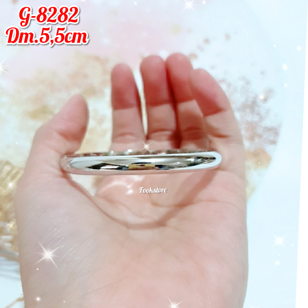 GELANG BANGLE DEWASA MODEL BUKAAN SAMPING PERHIASAN IMPORT/G-8282/G-8283