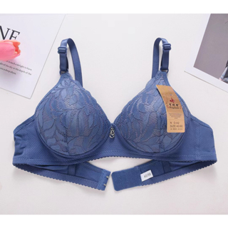 GO!BR1185 BH Bra Renda Wanita Push Up Seksi Seamless Sexy Full Cup Tanpa Kawat Motif Bunga