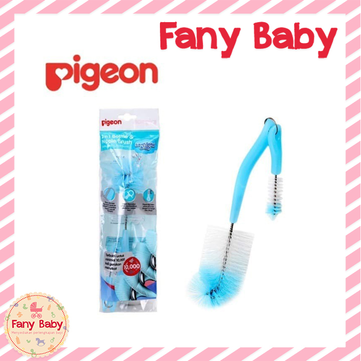 PIGEON BASIC 2IN1 BOTTLE &amp; NIPPLE BRUSH