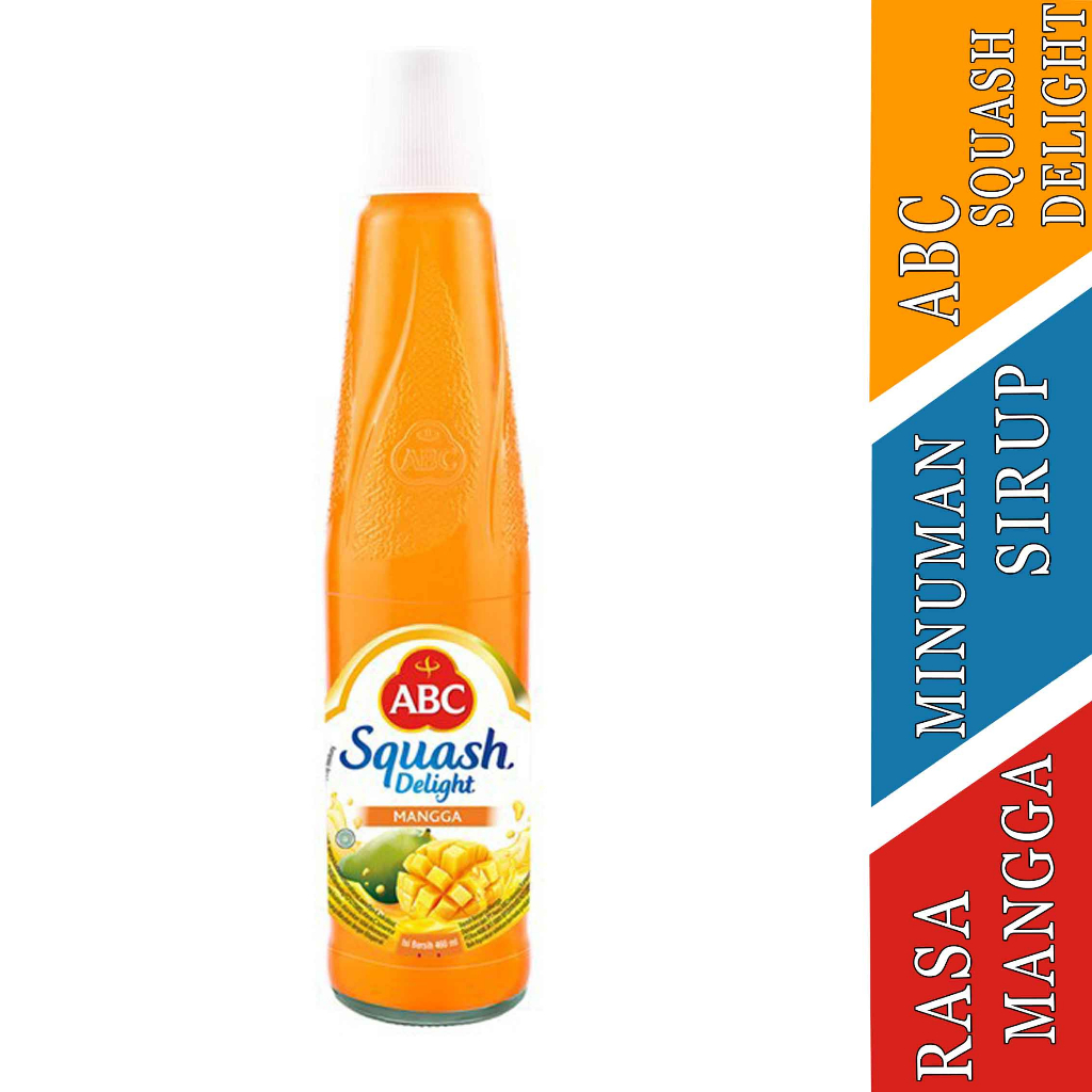 Rasa Mangga- ABC Squash Delight- Minuman Sirup- Sirup 425ml