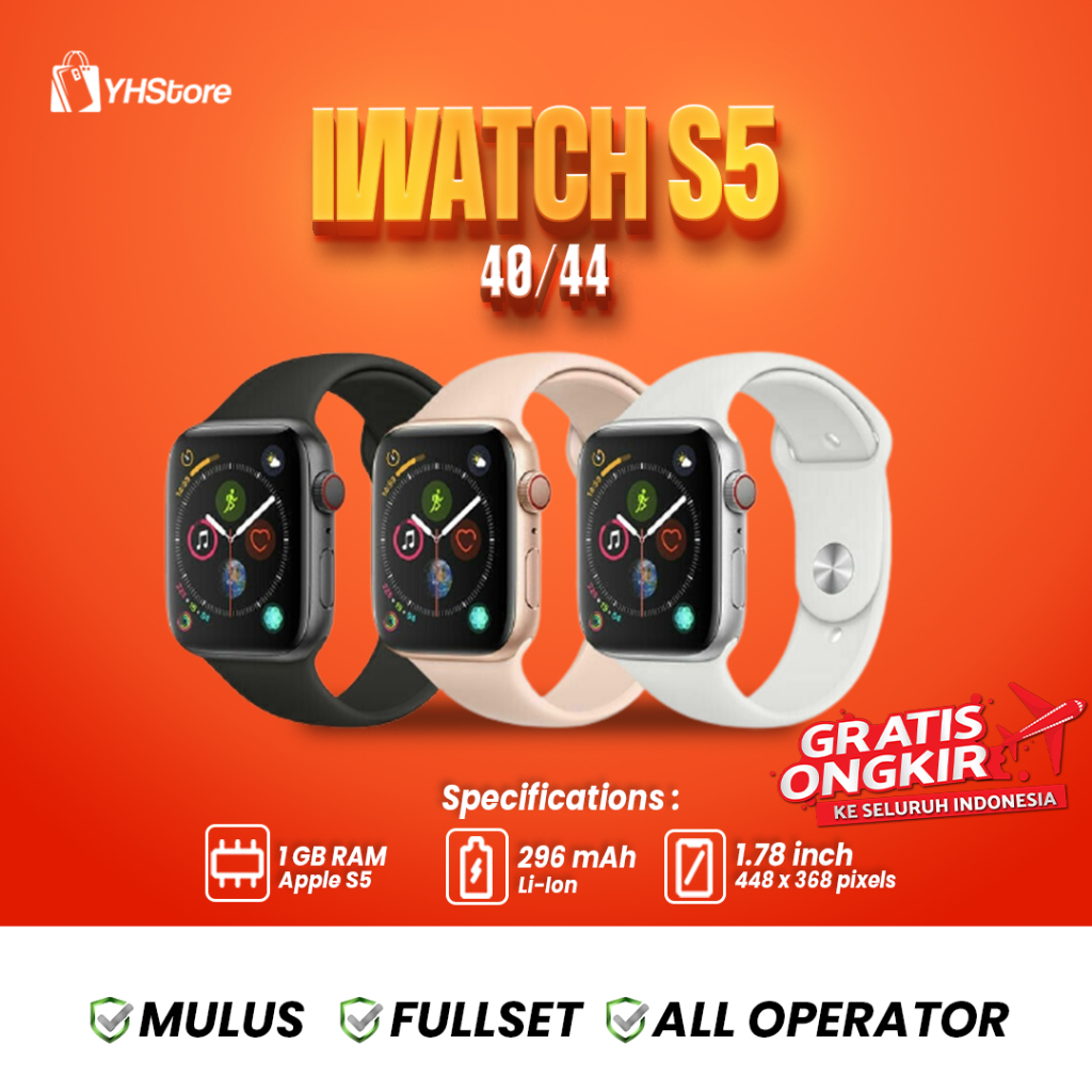 Apple Watch Series 5 40mm Second 100% Original Fullset