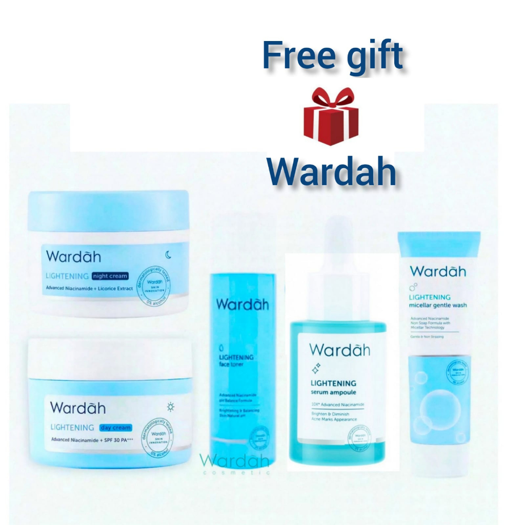 IVA BEAUTY PAKET GLOWING WARDAH LIGHTENING 5 IN 1