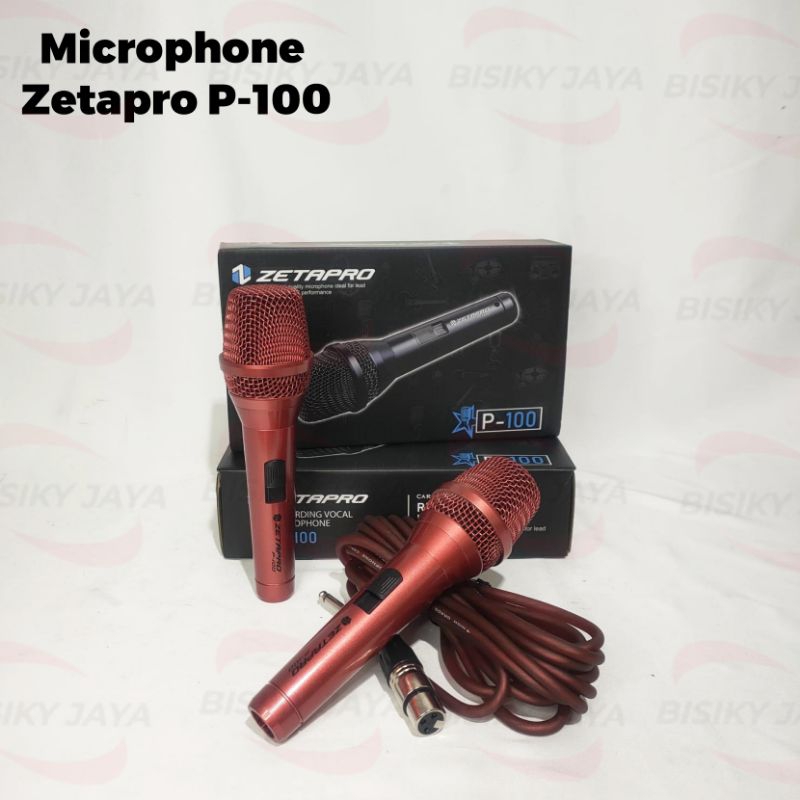 Microphone Zetapro P100 Merah