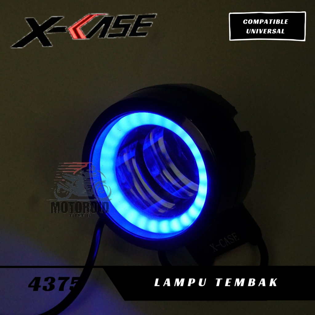 LAMPU TEMBAK DAYMAKER MINI 2 MATA LED OWL DAYMAKER MODEL BULAT WATERPROOF UNIVERSAL