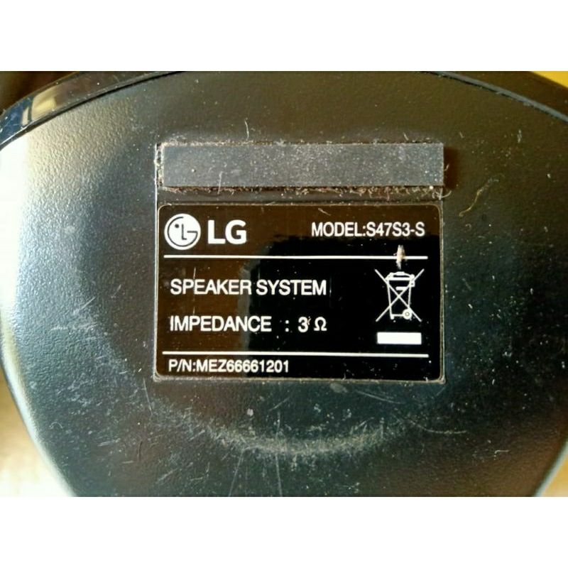 speaker pasif LG 5pc , 𝗕𝗔𝗖𝗔 𝗗𝗘𝗦𝗞𝗥𝗜𝗣𝗦𝗜!!!