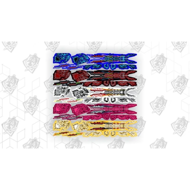 STRIPING MIO SOUL DRAGON ZX MX  2008