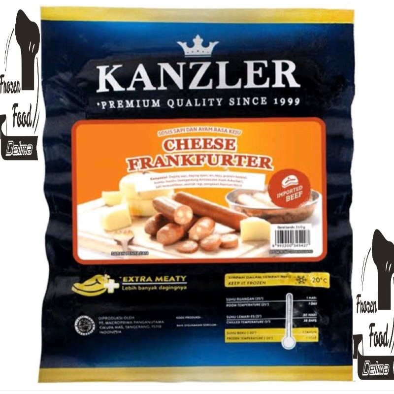 

Kanzler Cheese Frankfurter 360 Gram