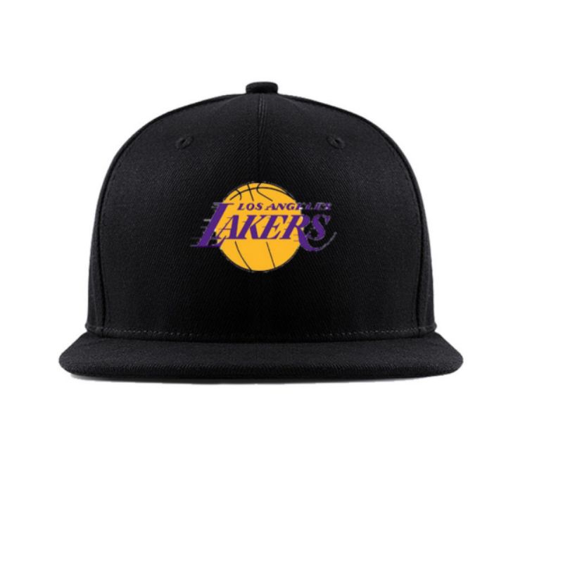 Topi Laki laki perempuan Lakers basketball