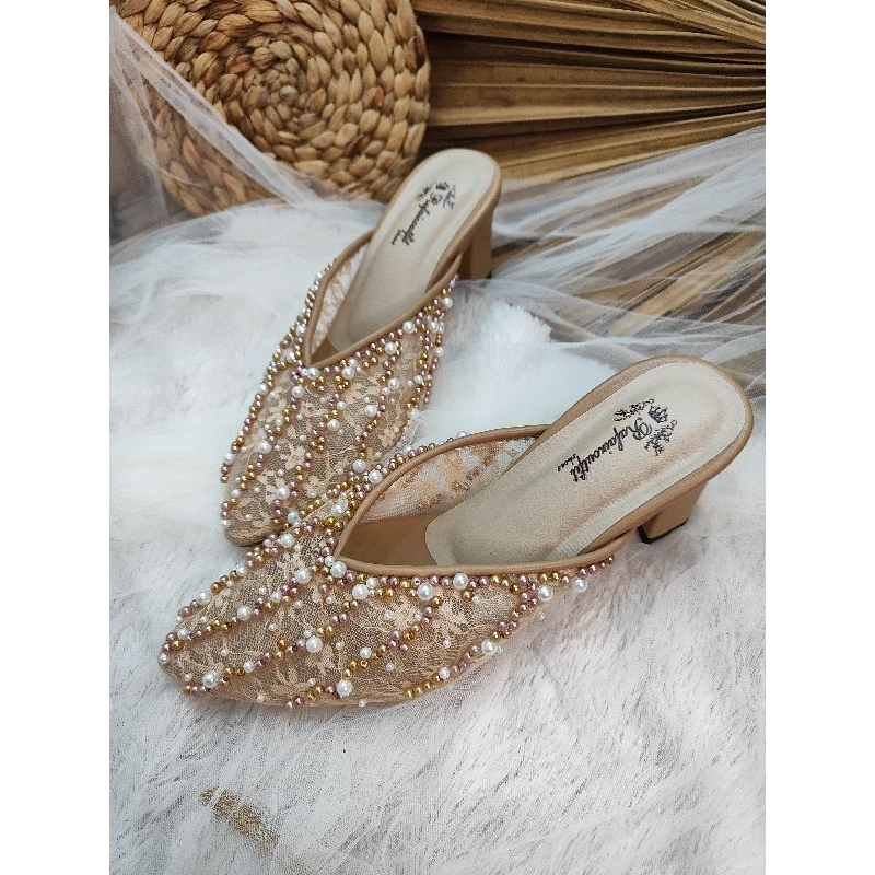 sepatu wedding wanita yesika nude 7cm