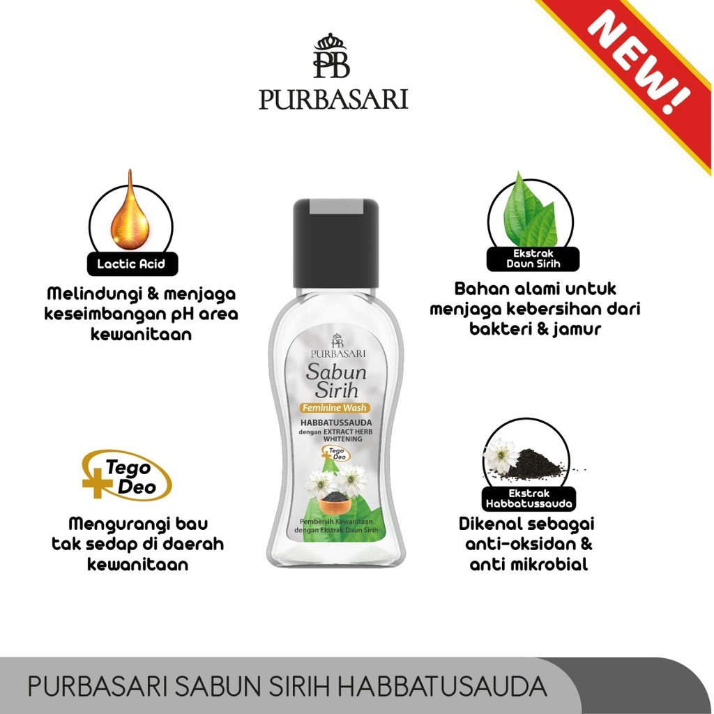 Purbasari Sabun Sirih Feminine Wash Habbatussauda