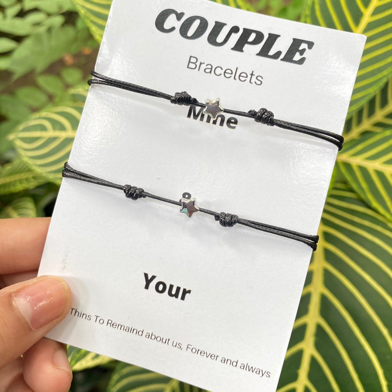 ( 2pcs Couple) Gelang Bintang Couple