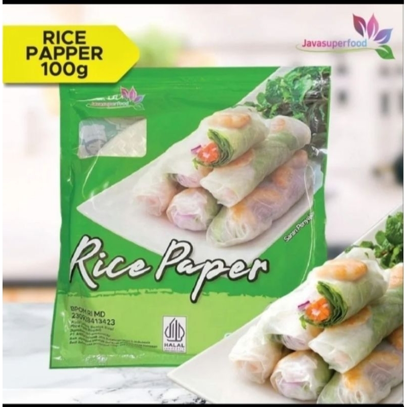 

Rice Paper Bulat 100gr/ Banh Trang High Quality Rice Paper / Kulit Lumpia