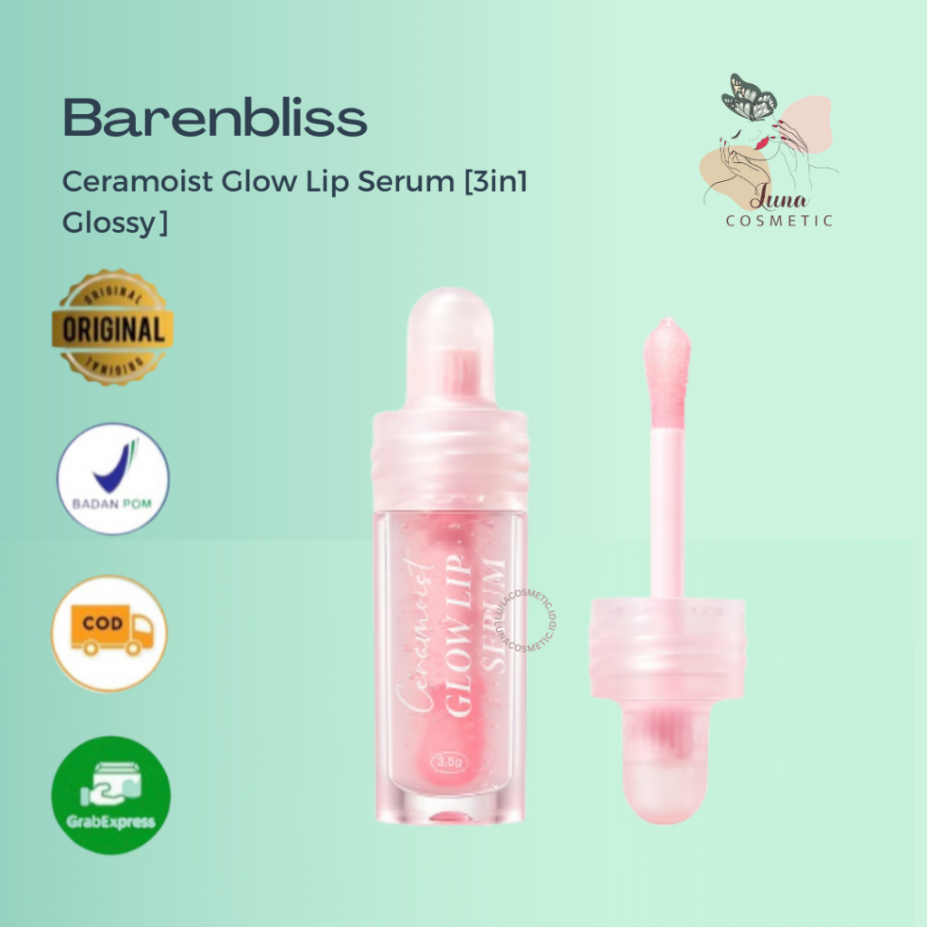 BNB barenbliss Ceramoist Glow Lip Serum [3in1 Glossy]