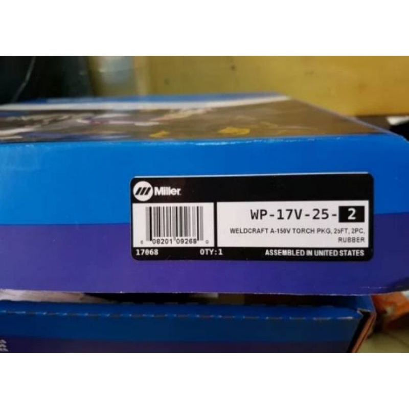 (UTC) Stang las argon Miller weldcraft WP-17V-25-2