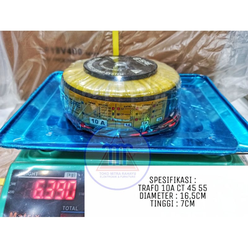 TRAVO TRAFO TOROID 10A 45V 55V CT SAE 10 A CT 45 55 V SAE