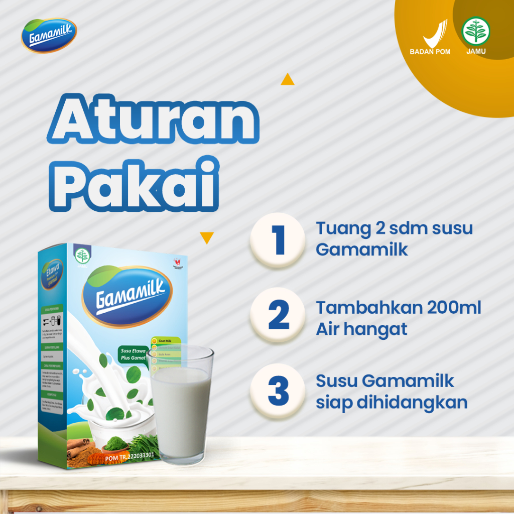 GAMAMILK SUSU ETAWA PREMIUM TERBAIK ATASI NYERI SENDI DAN TULANG 100% ORI