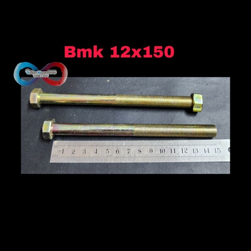 baut mur kuning bmk M 12x150