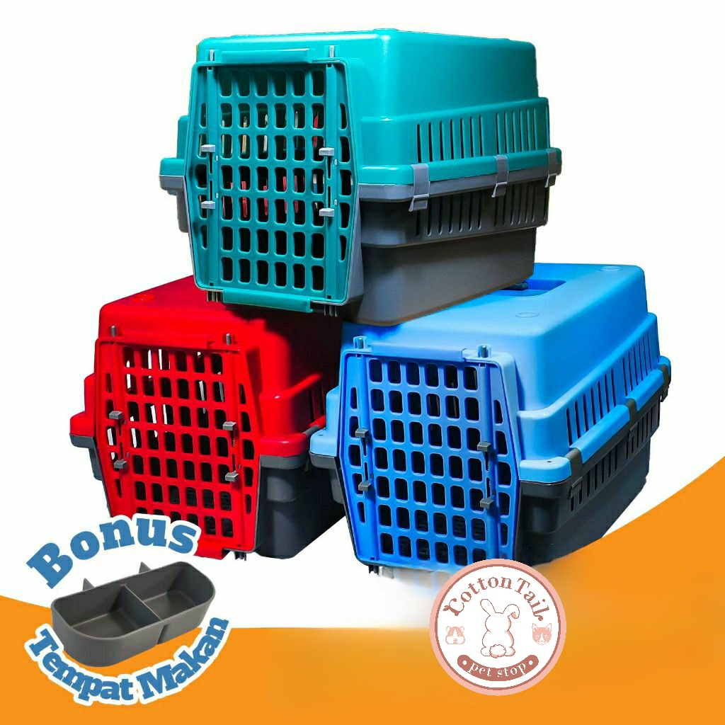 PET CARGO CARRIER VOYAGER (M) Kucing Kelinci Anjing - Fwu Fong