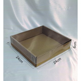 

Box Puding 24x24x6 + Sablon 150 pcs