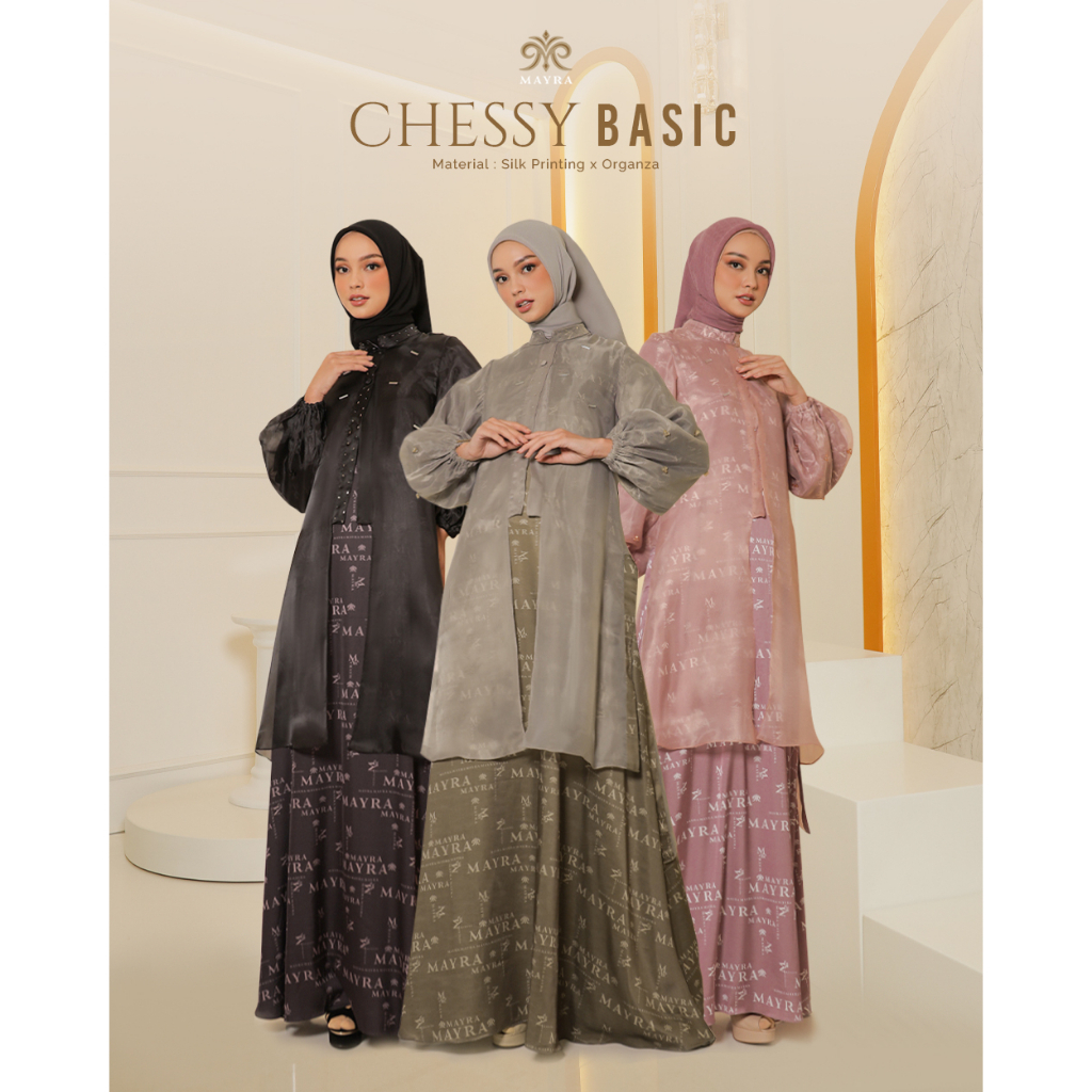 Mayra Indonesia Basic Dress Muslim Chessy