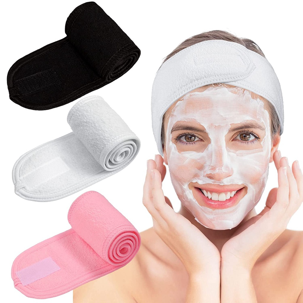 Bandana Bando Penahan Poni Untuk Cuci Muka Masker Make-Up / Facial Headband Serbaguna