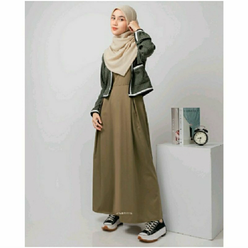 gamis jilbrave yena knit set new