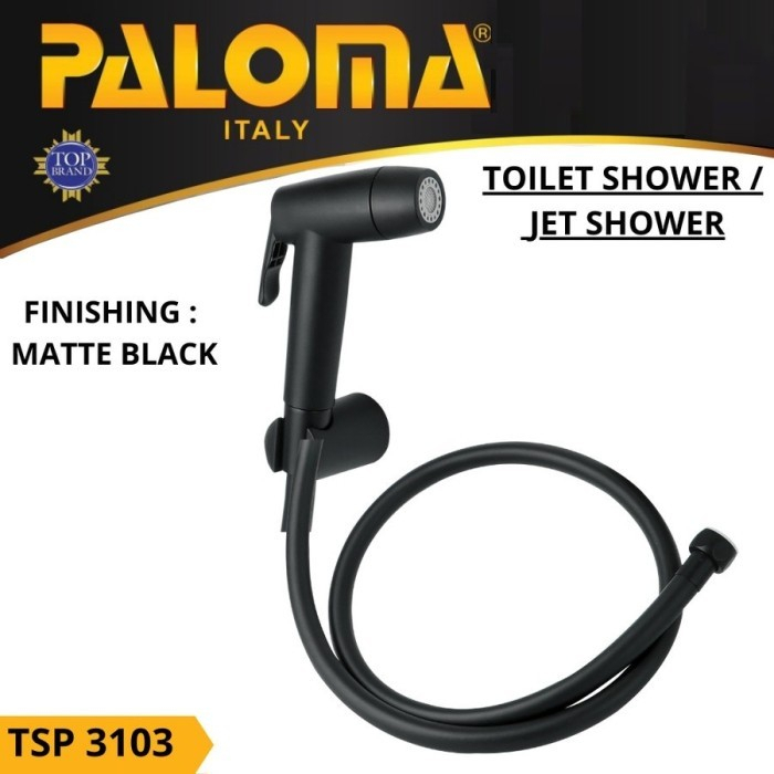 Paloma Toilet Shower Jet Washer Bidet Cebok Kloset Closet WC TSP 3103 Matt Black Hitam