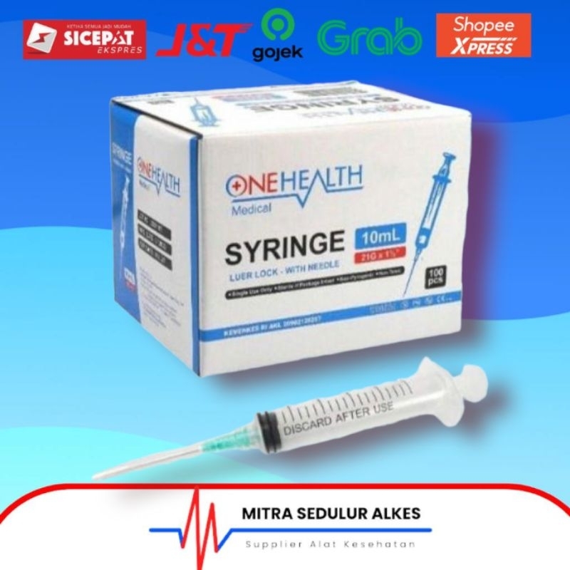 Spuit 10cc 10 cc 10 ml Onehealth