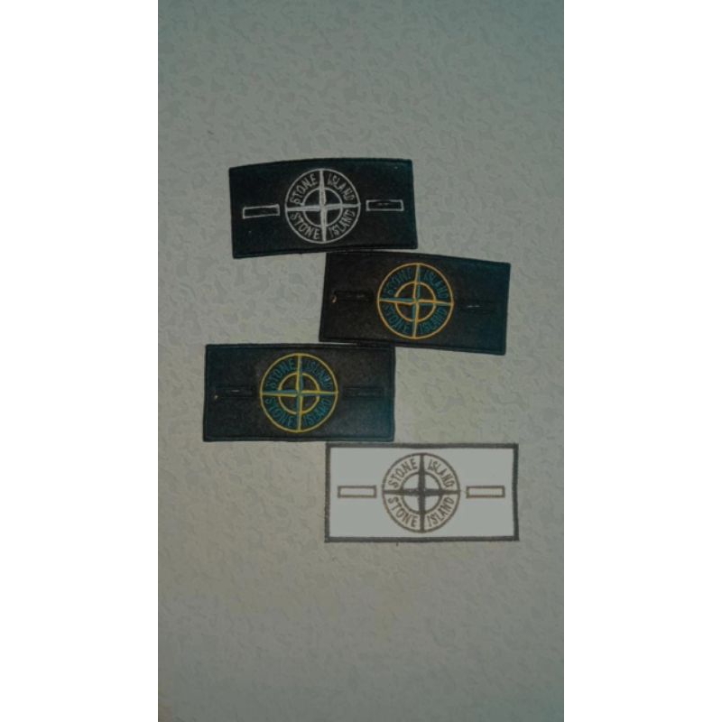 (PROMO) STONE ISLAND LOGO STONE ISLAND PATCH BORDIR STONE ISLAND TERMURAH