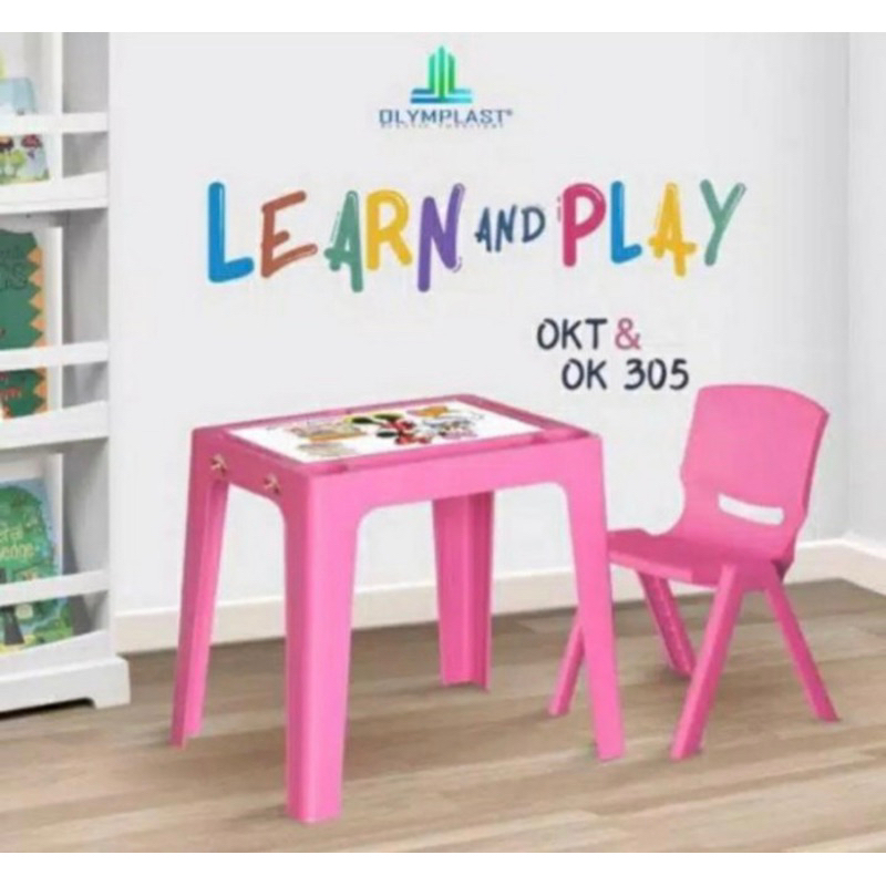 meja dan kursi anak Olymplast