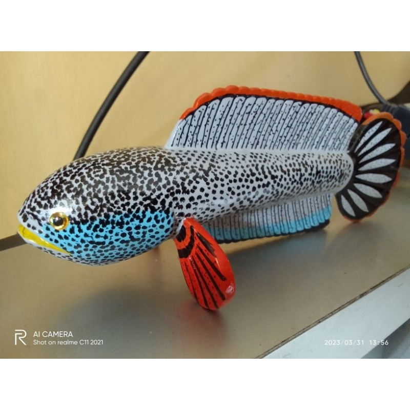 replika patung ikan chana/patung chana