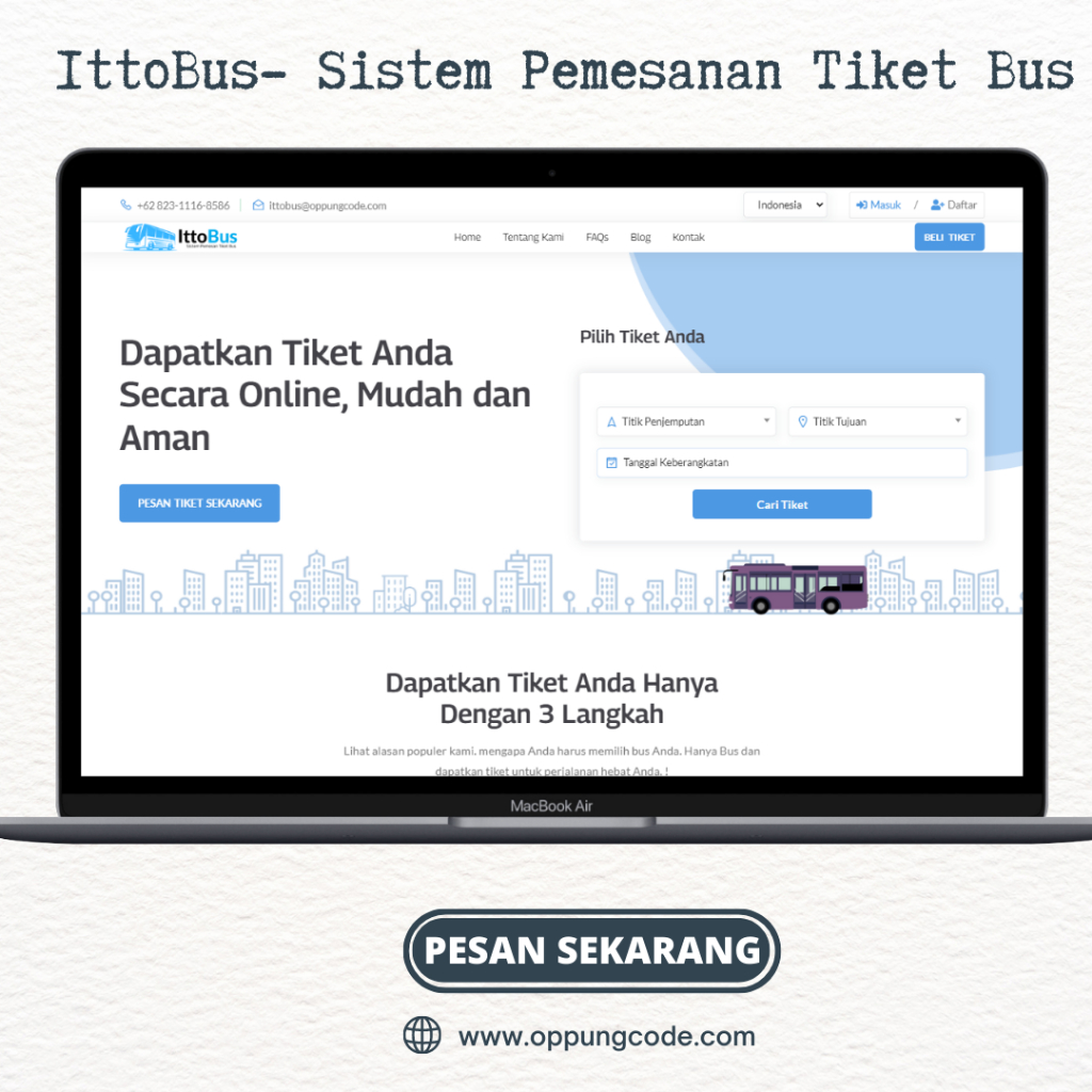 Website Pemesan Tiket Bus Online(IttoBus)