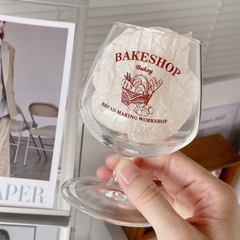 BAKESHOP GOBLET GLASS/KOREAN STYLE GOBLET GLASS/HOME CAFE GLASS/GELAS HOME CAFE/GELAS KOREA/GELAS
