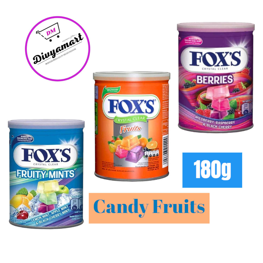 

Fox's Candy Fruity Permen Rasa Buah 180g