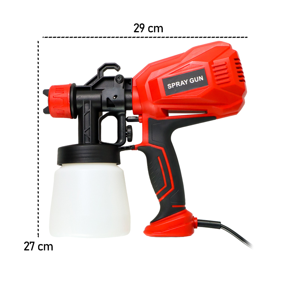 Pistol Semprot Cat Dinding Electric Spray Gun 400W - CX49 - Red/Black