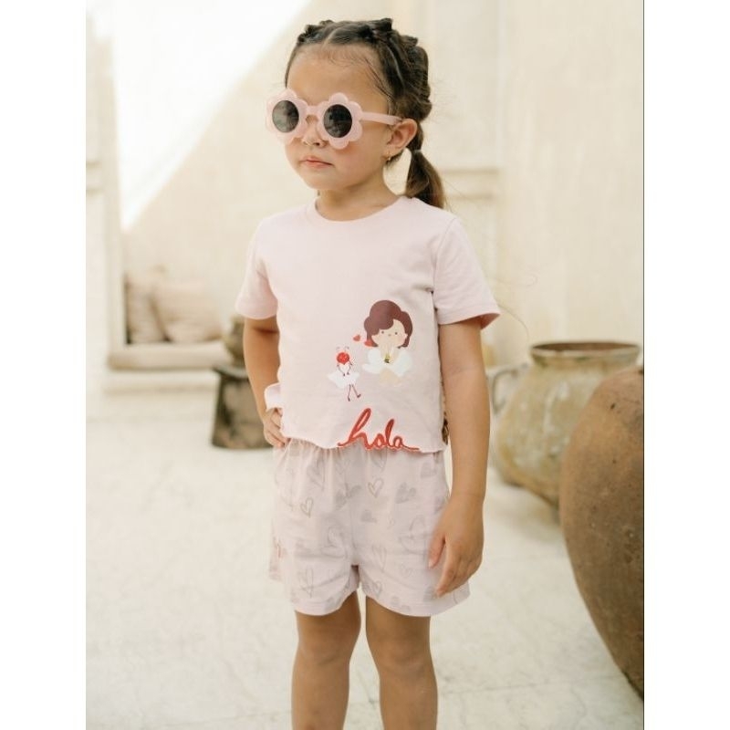 BOHOPANNA X THE OVERTEE - BIANCA SET BOHOPANNA - BIANCA SET THE OVERTEE BOHOPANNA - SETELAN BAJU ANAK PEREMPUAN