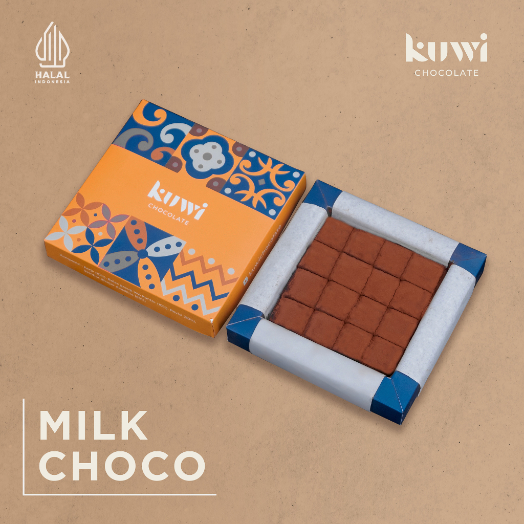 

Truffle Chocolate KUWI Milk Choco/Coklat Truffle