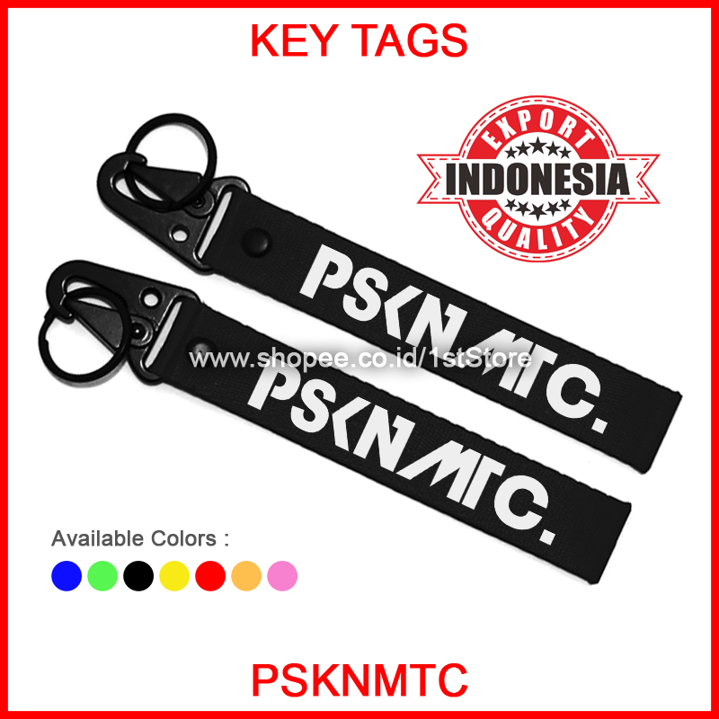 GANTUNGAN KUNCI PSKNMTC PREMIUM LOGO KEYCHAIN HIGH QUALITY PASUKAN MATIC KEY CHAIN BIKE BAG TAG SEPE