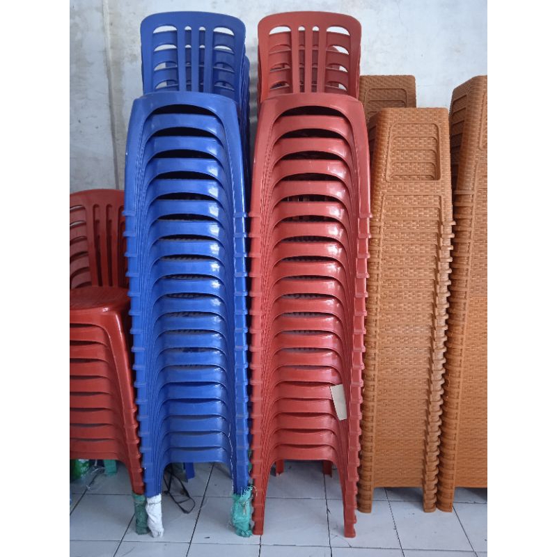 Kursi Plastik Isi Sandaran Murah