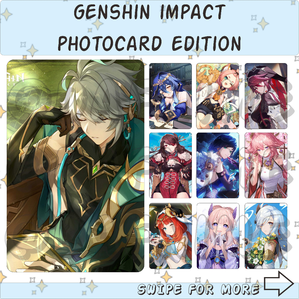 Photocard Genshin Impact Anime Chapter 2 Edition