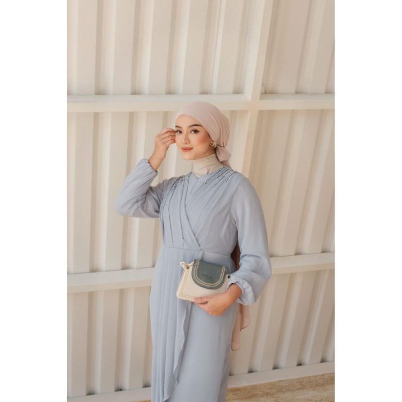 Nayra Dress Ld 104 Dress Korean Style Lebaran Kondangan Babydoll Pesta Wanita Dewasa Bridesmaid Lamaran