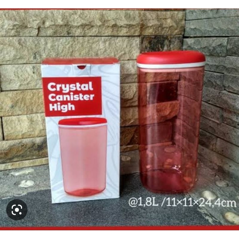 crystal canister high tupperwar3