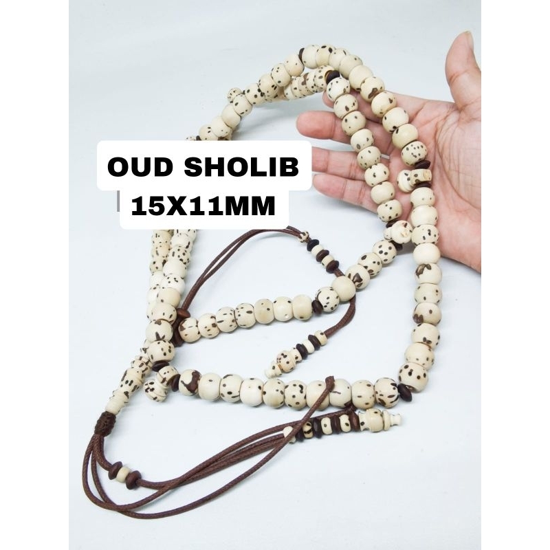 PREORDER TASBIH OUD SHOLIB MAROKO PUTIH JUMBO