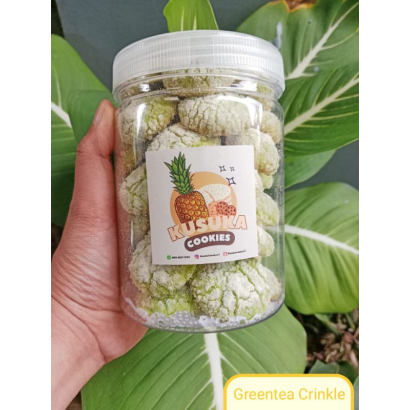 

Greentea crinkle cookies kue greentea kue enak murah kusuka cookies greentea