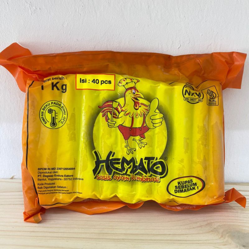 

Hemato Sosis Ayam Kombinasi 1kg