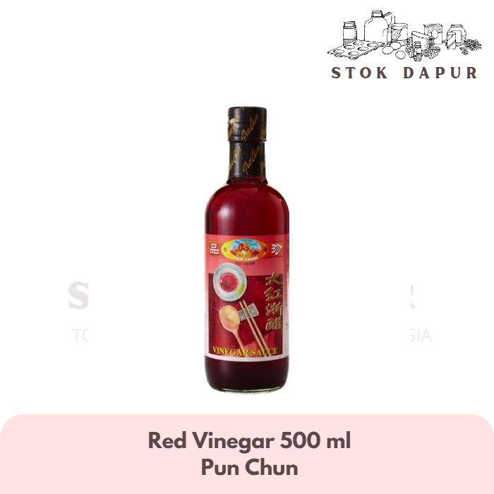 

Red vinegar pun chun /cuka merah /Vinegar sauce 500ml