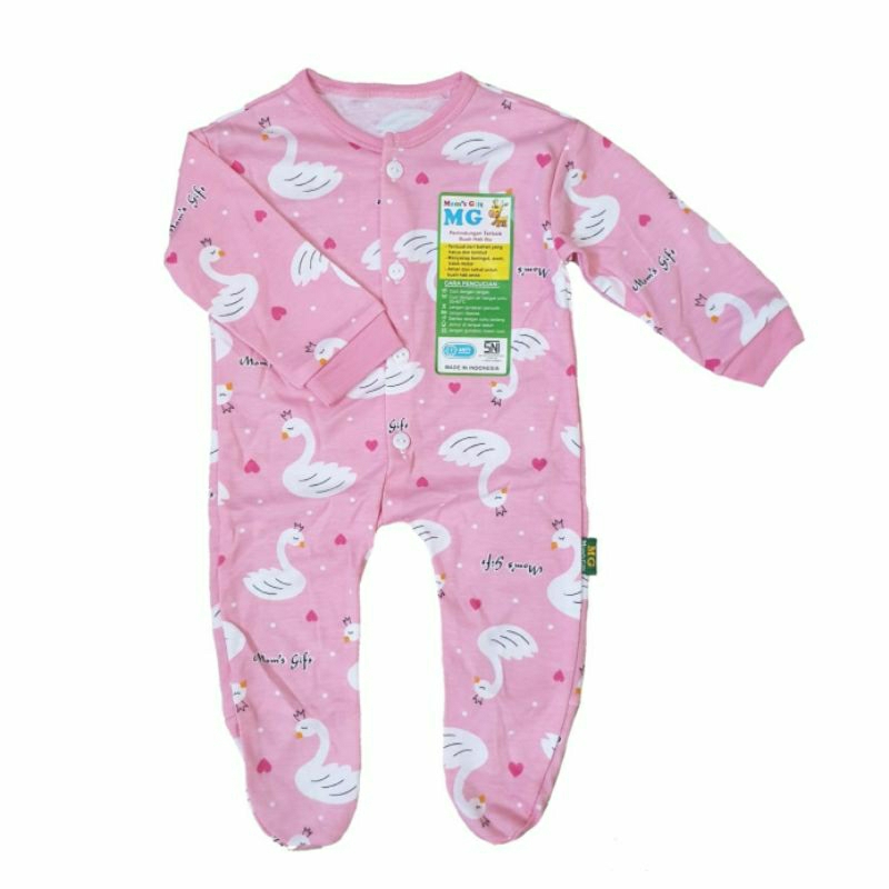 Jumper Panjang MG Miyo Newborn (0-5 Bulan) SNI - Print Anti Alergi, Baju Kodok JUMPER MG