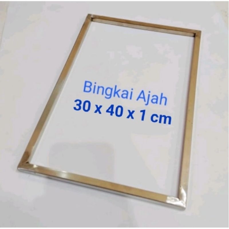 PROMO RAMADHAN BINGKAI ADONAN KUE BAHAN STAINLESS / FRAME ADONAN / BINGKAI KUE KERING / BINGKAI PERATA ADONAN