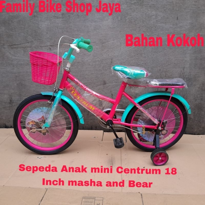 Sepeda Anak mini Centrum 18 Inch Marsha and The Bear